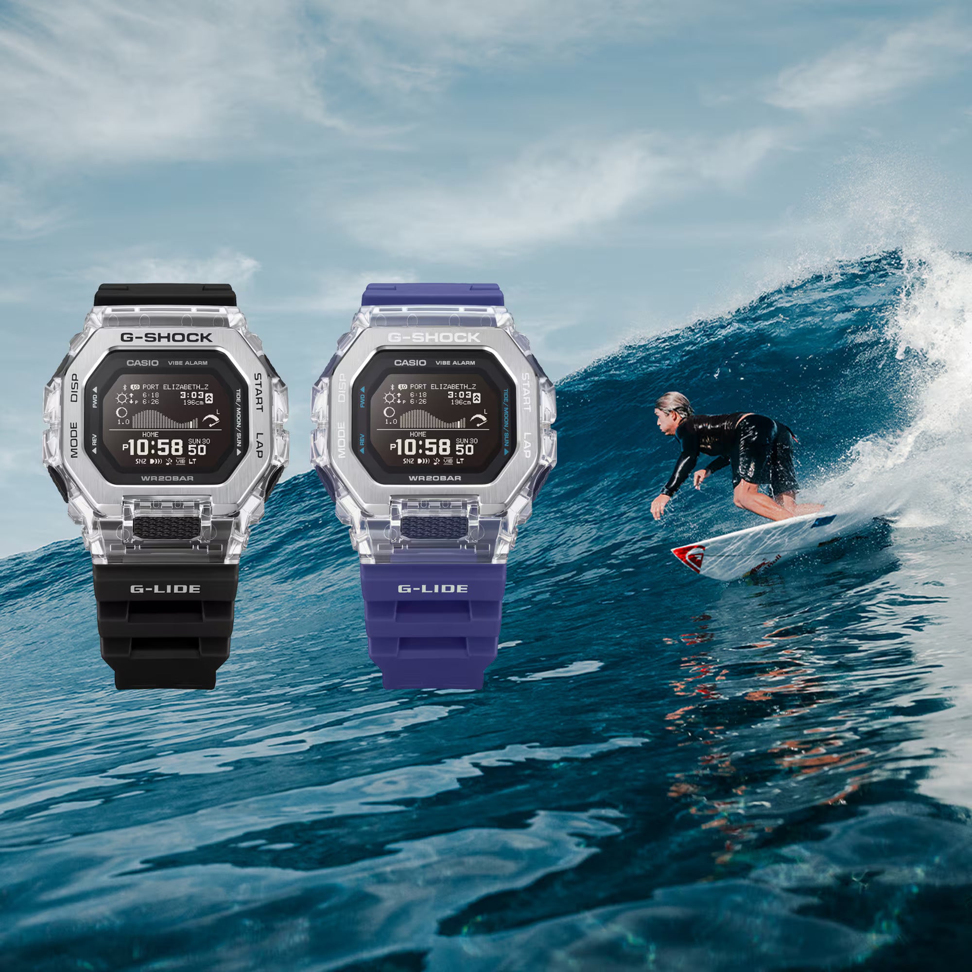 Casio G-Shock Watch G-LIDE GBX-100 Series GBX100S-1