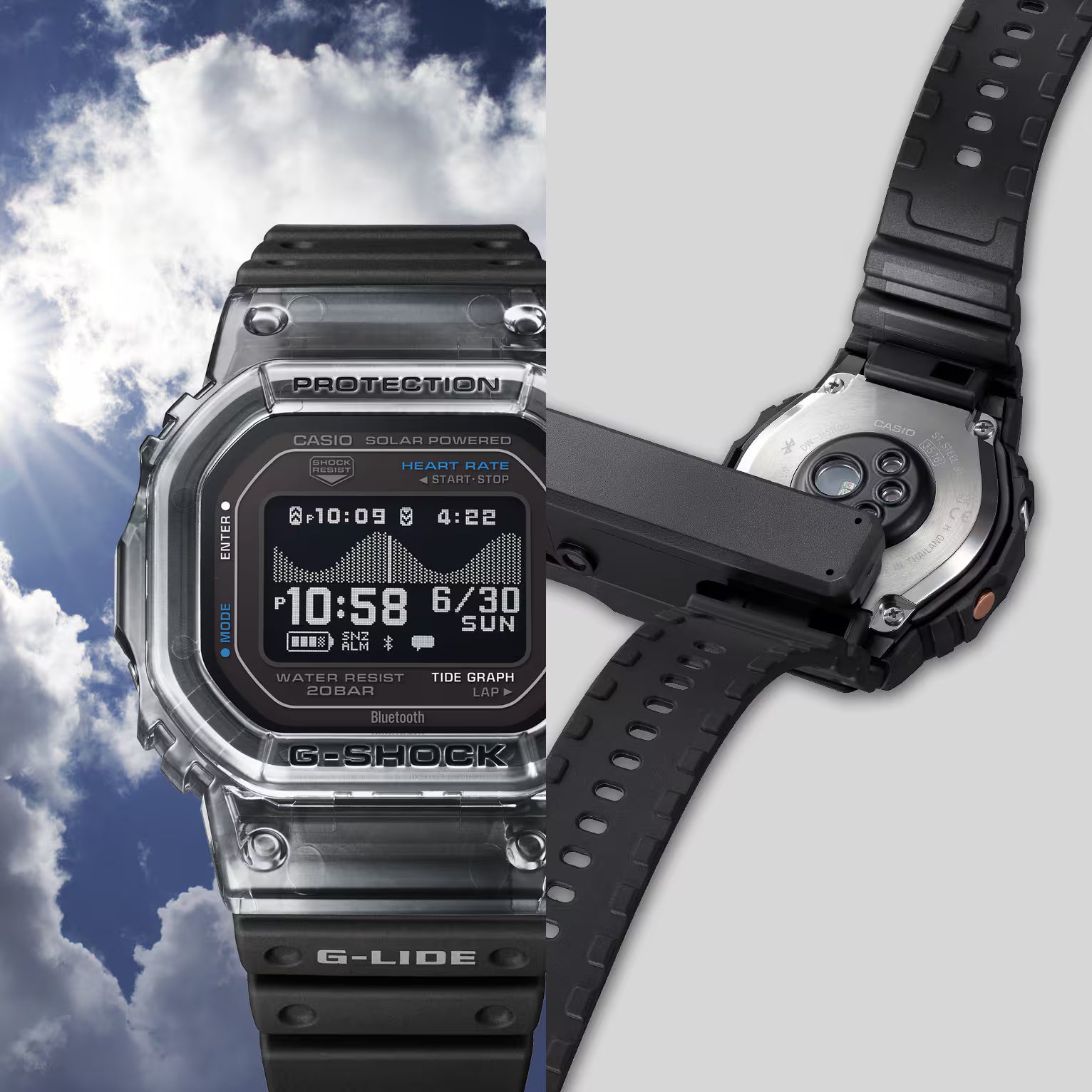 CASIO G-SHOCK G-LIDE GBX-H5600 Series GBX-H5600-1