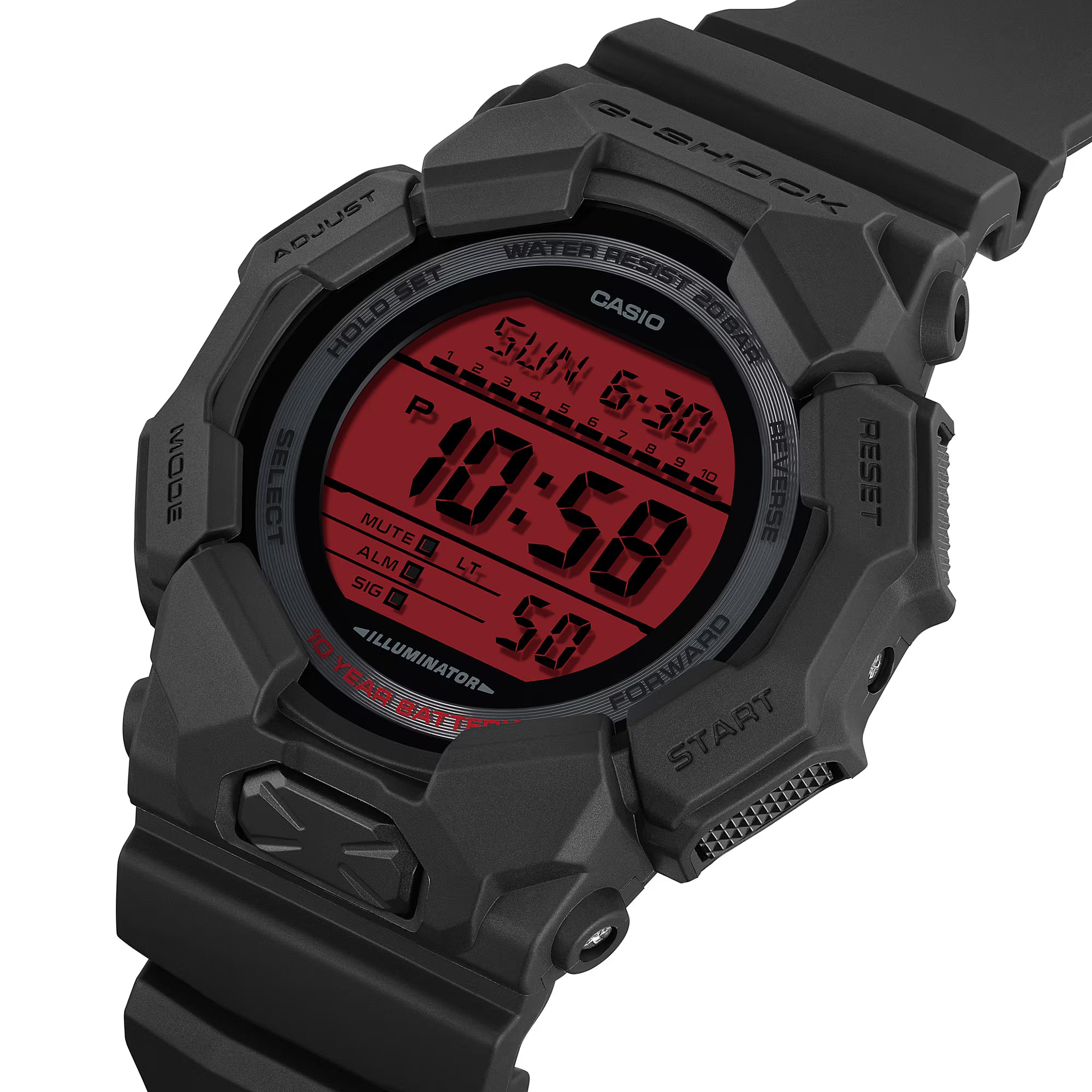 Casio G-Shock Watch DIGITAL GD-010 SERIES GD-010BBR-1