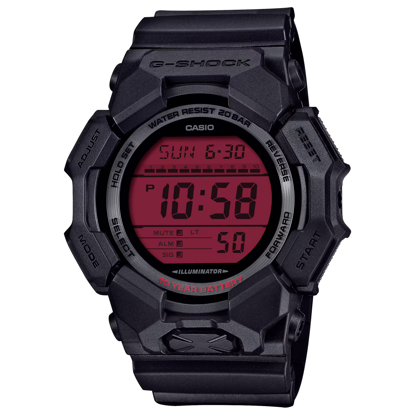 Casio G-Shock Watch DIGITAL GD-010 SERIES GD-010BBR-1