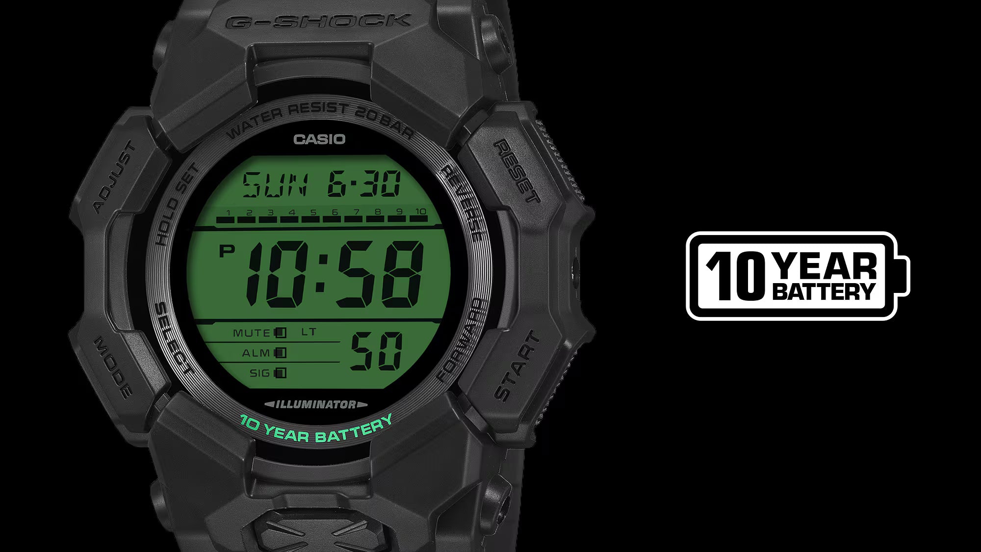 Casio G-Shock DIGITAL GD-010 SERIES GD-010BEG-1