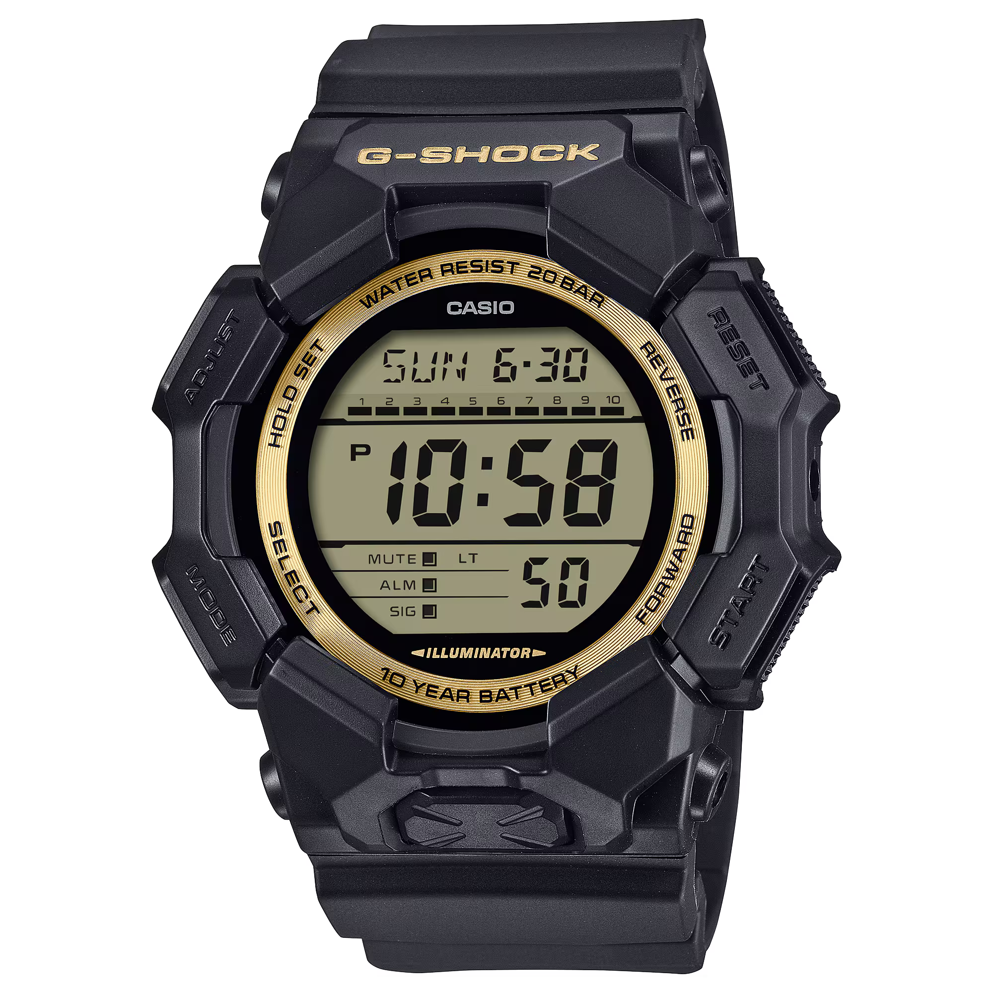 CASIO G-SHOCK ANALOG-DIGITAL GA-010 SERIES GA-010GB-1A9