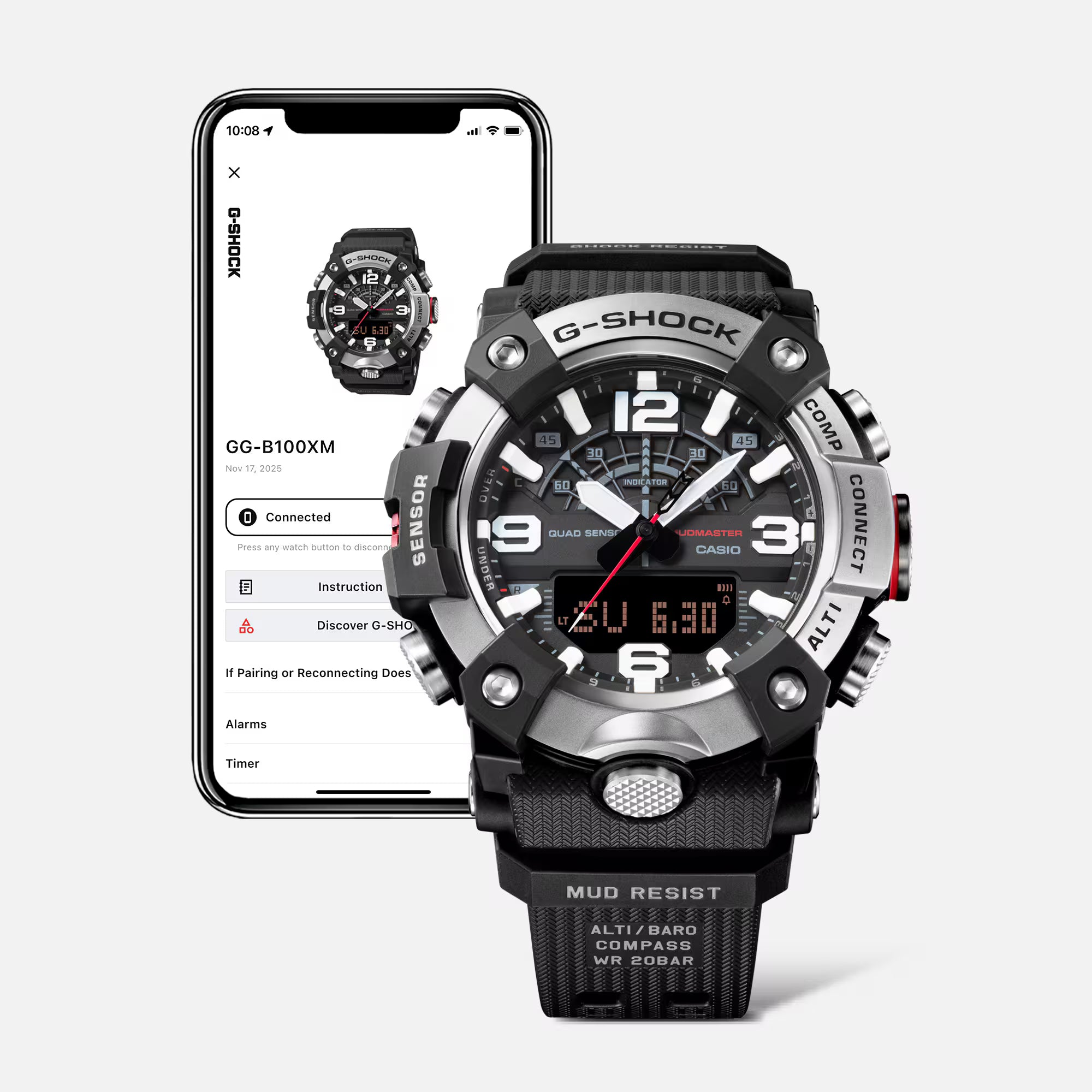 CASIO G-SHOCK MASTER OF G - LAND MUDMASTER GG-B100XM-1A