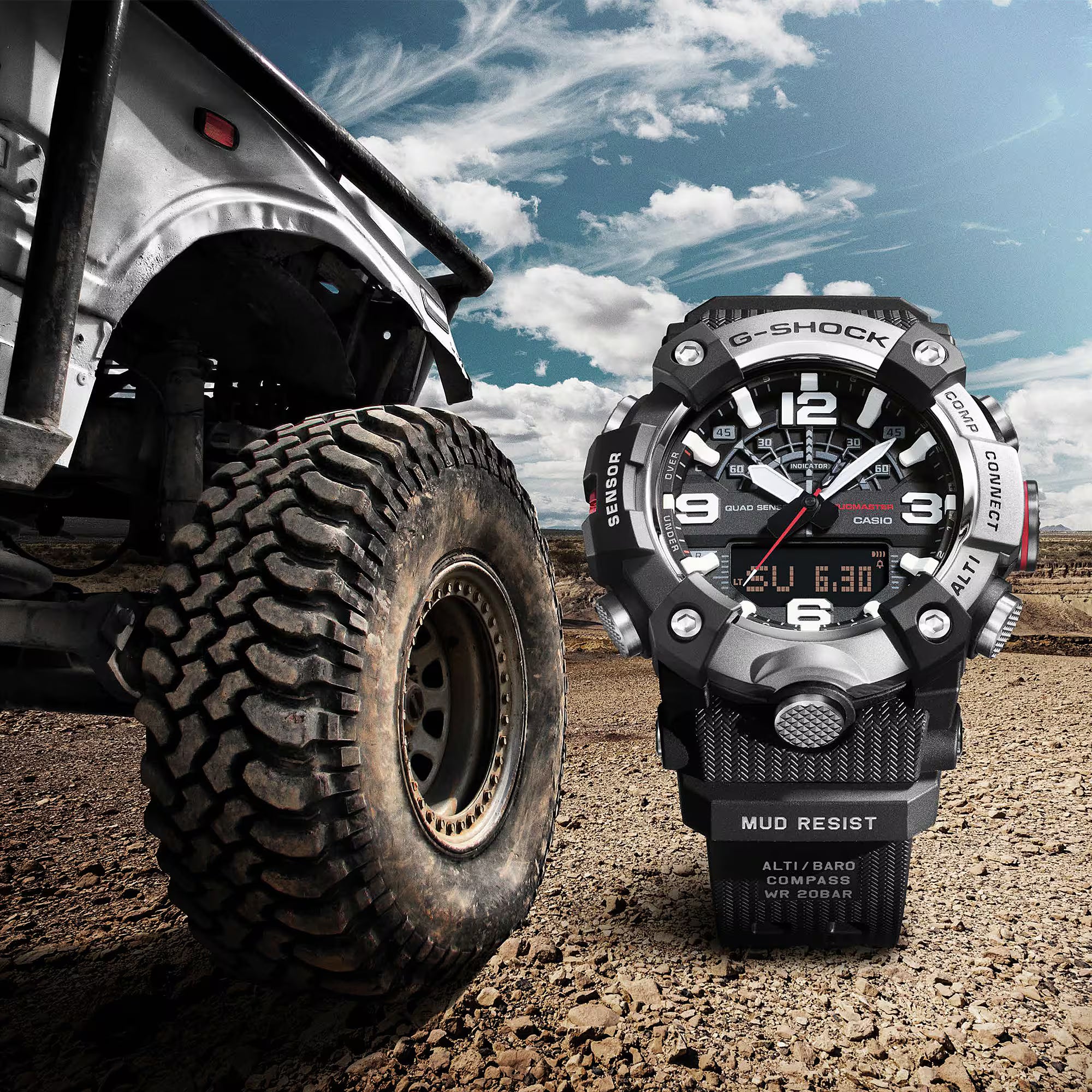 CASIO G-SHOCK  MASTER OF G - LAND MUDMASTER GG-B100XMB-1A