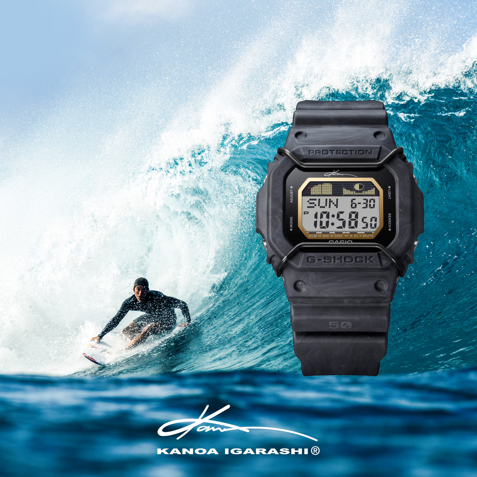 CASIO G-SHOCK G-LIDE 5600 SERIES GLX-5600KB-1