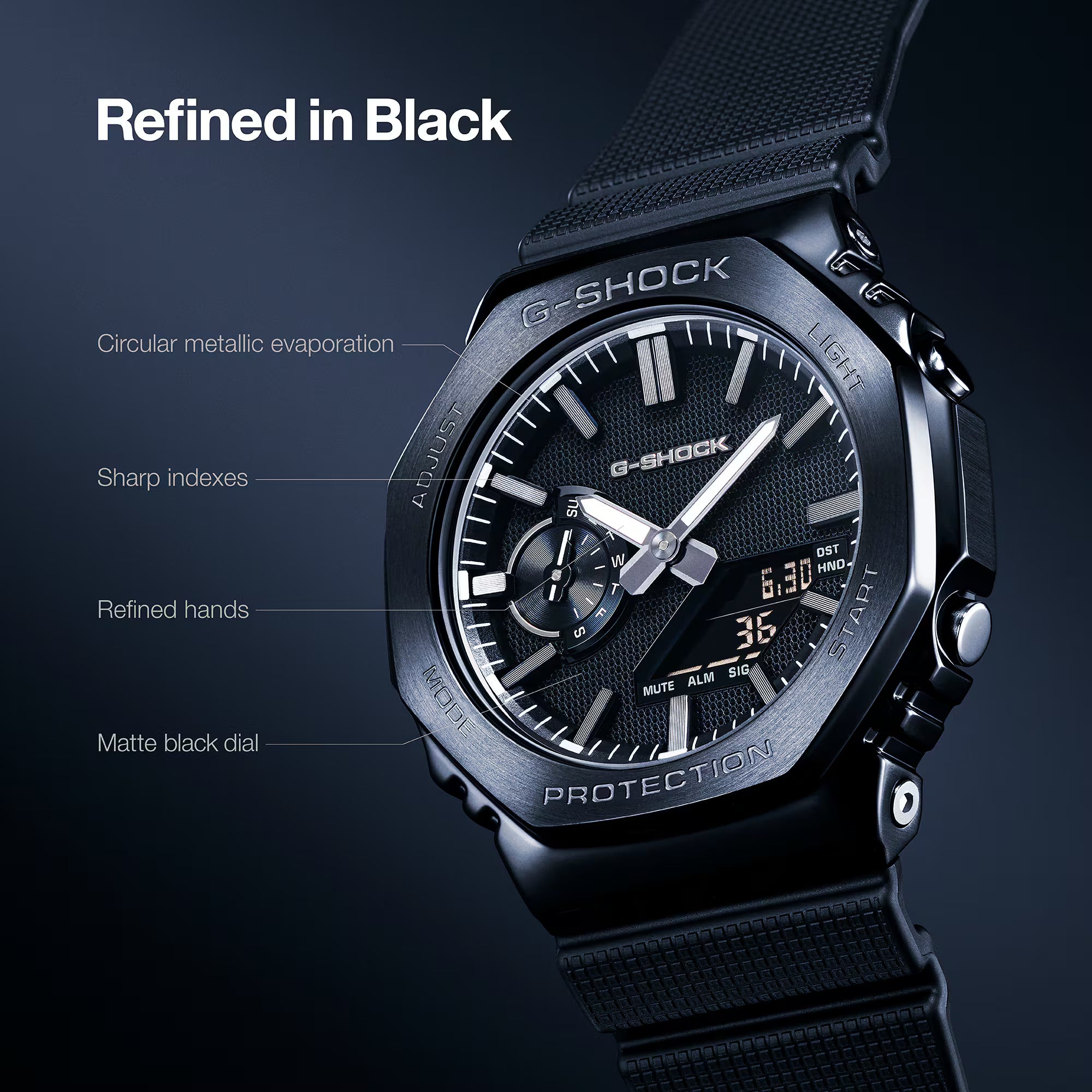 CASIO G-SHOCK G-STEEL 2100 Series GM-2100LXB-1A
