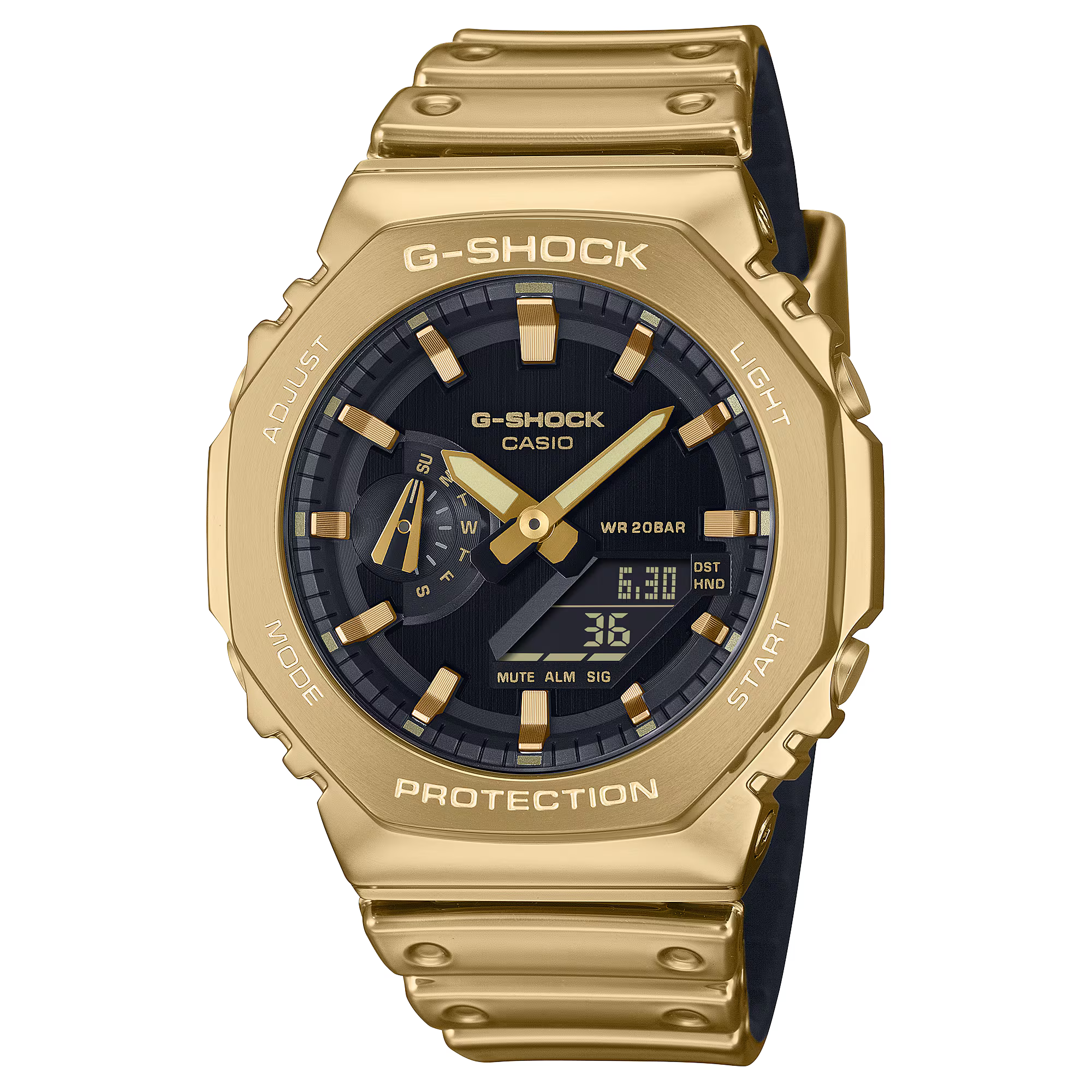 CASIO G-SHOCK FINE METALLIC SERIES G-STEEL 2100 Series GM2100YMG-9A