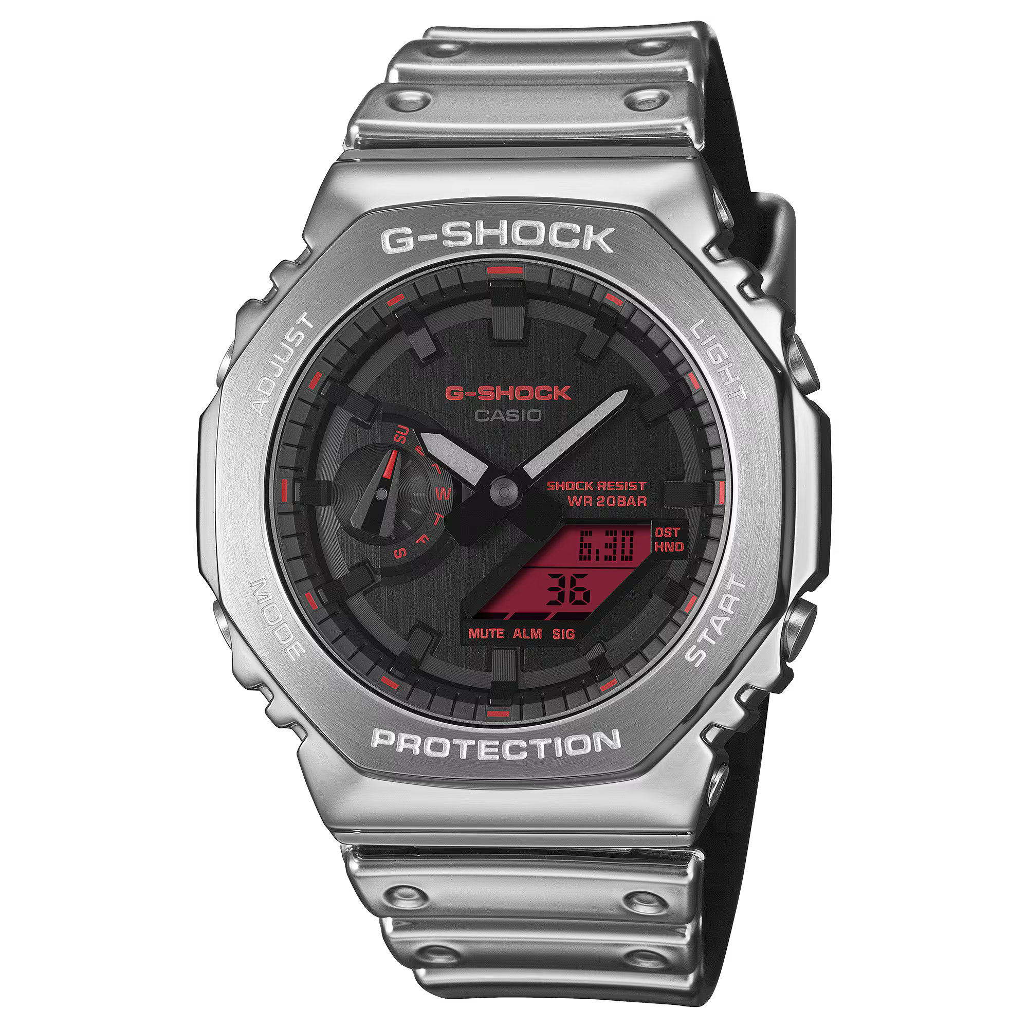 CASIO G-SHOCK FINE METALLIC SERIES ANALOG-DIGITAL 2100 Series GM-2100YRA-8A