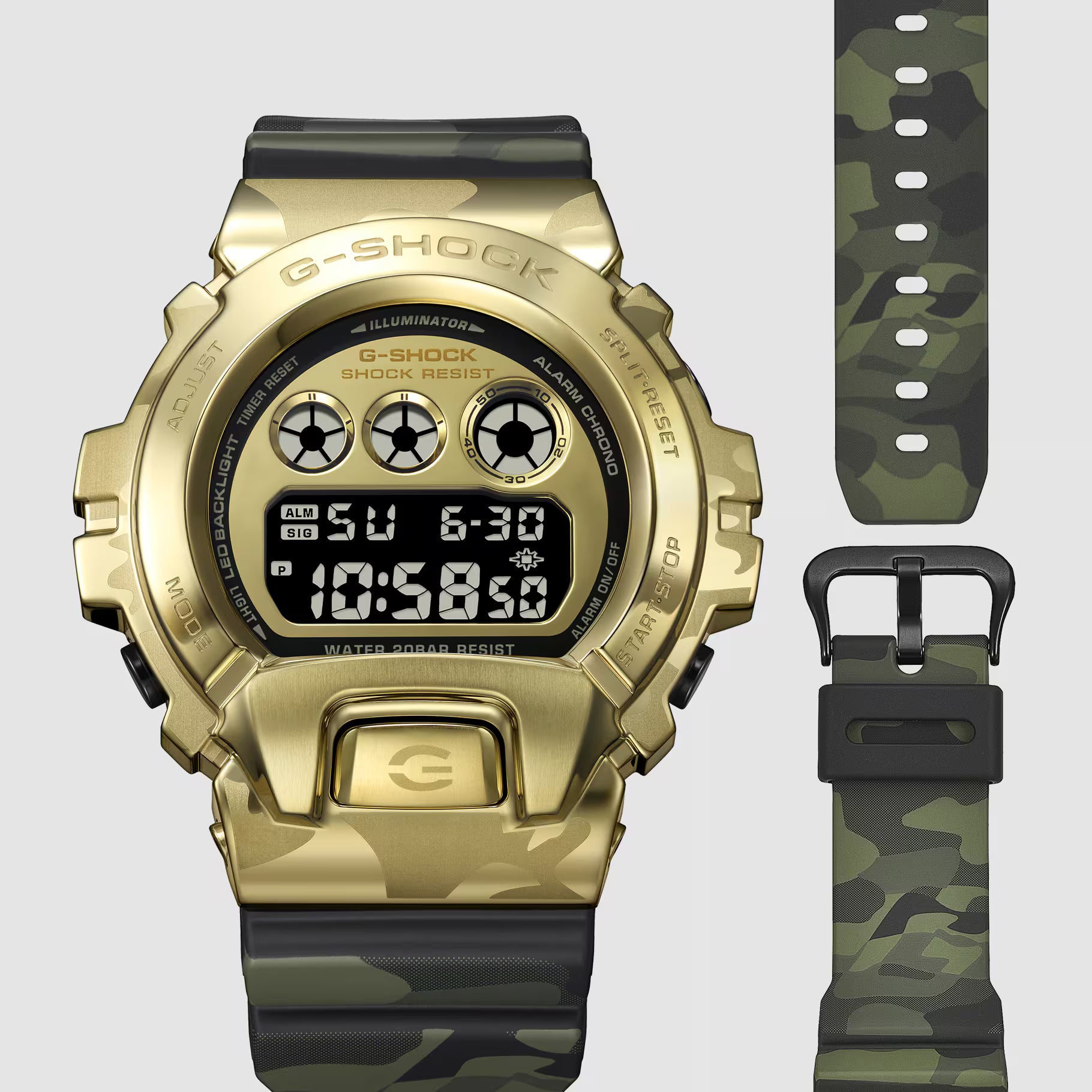 CASIO G-SHOCK DIGITAL 6900 SERIES GM-6900CMG-3
