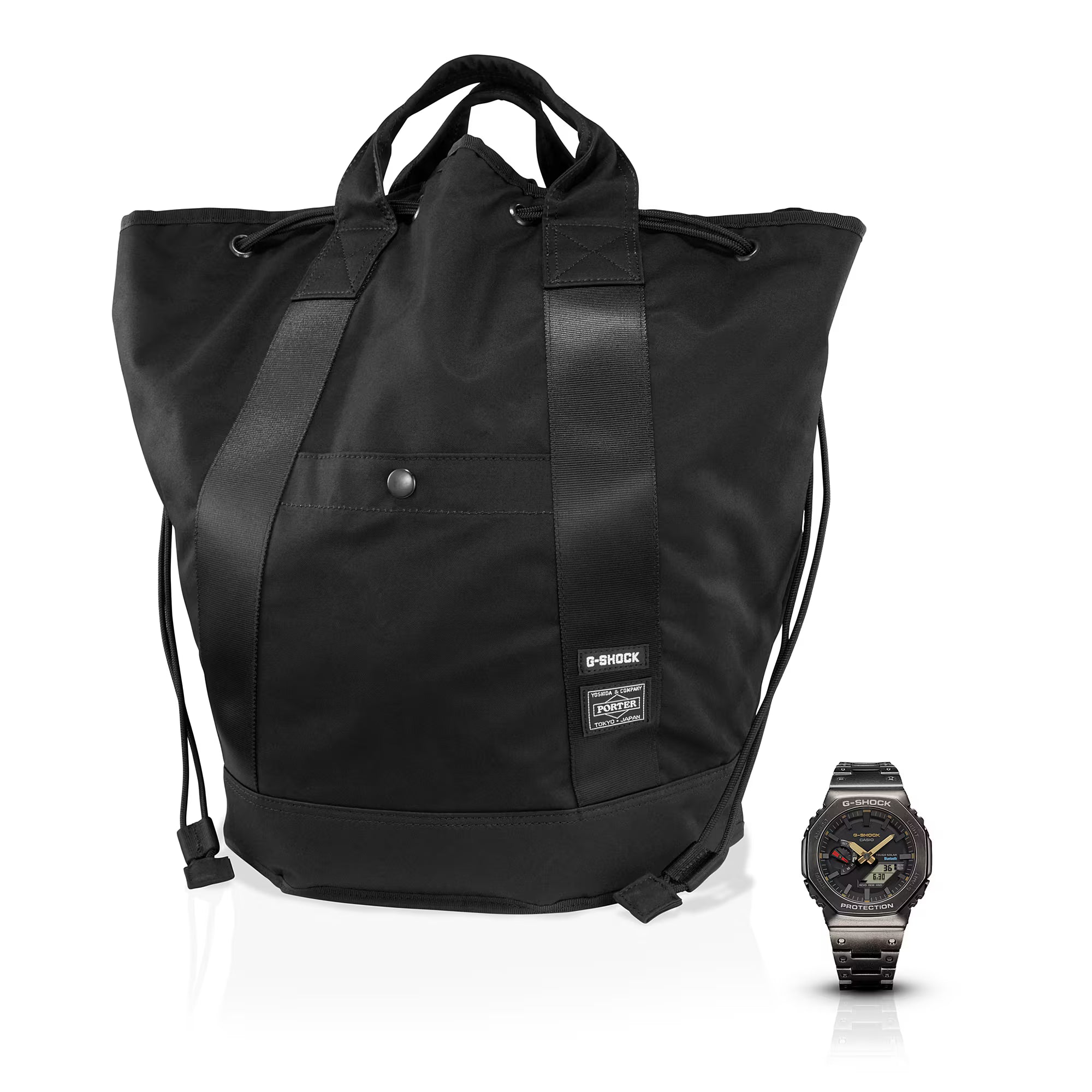 CASIO G-SHOCK FULL METAL 2100 Series 40TH ANNIVERSARY x PORTER SET GM-B2100VF-1A