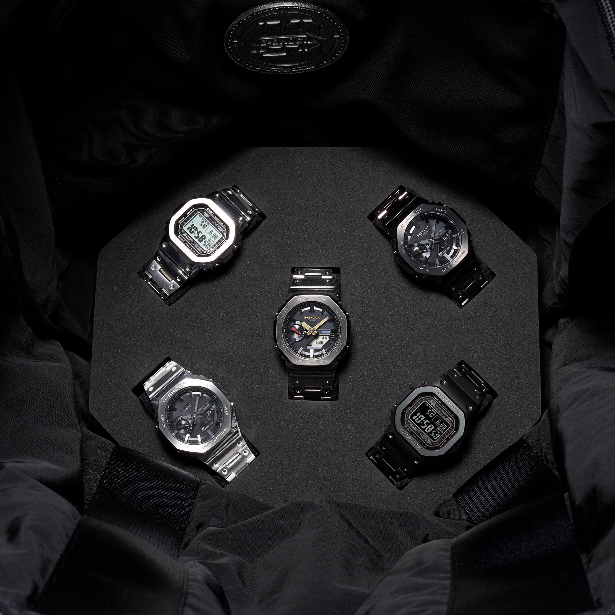 CASIO G-SHOCK FULL METAL 2100 Series 40TH ANNIVERSARY x PORTER SET GM-B2100VF-1A