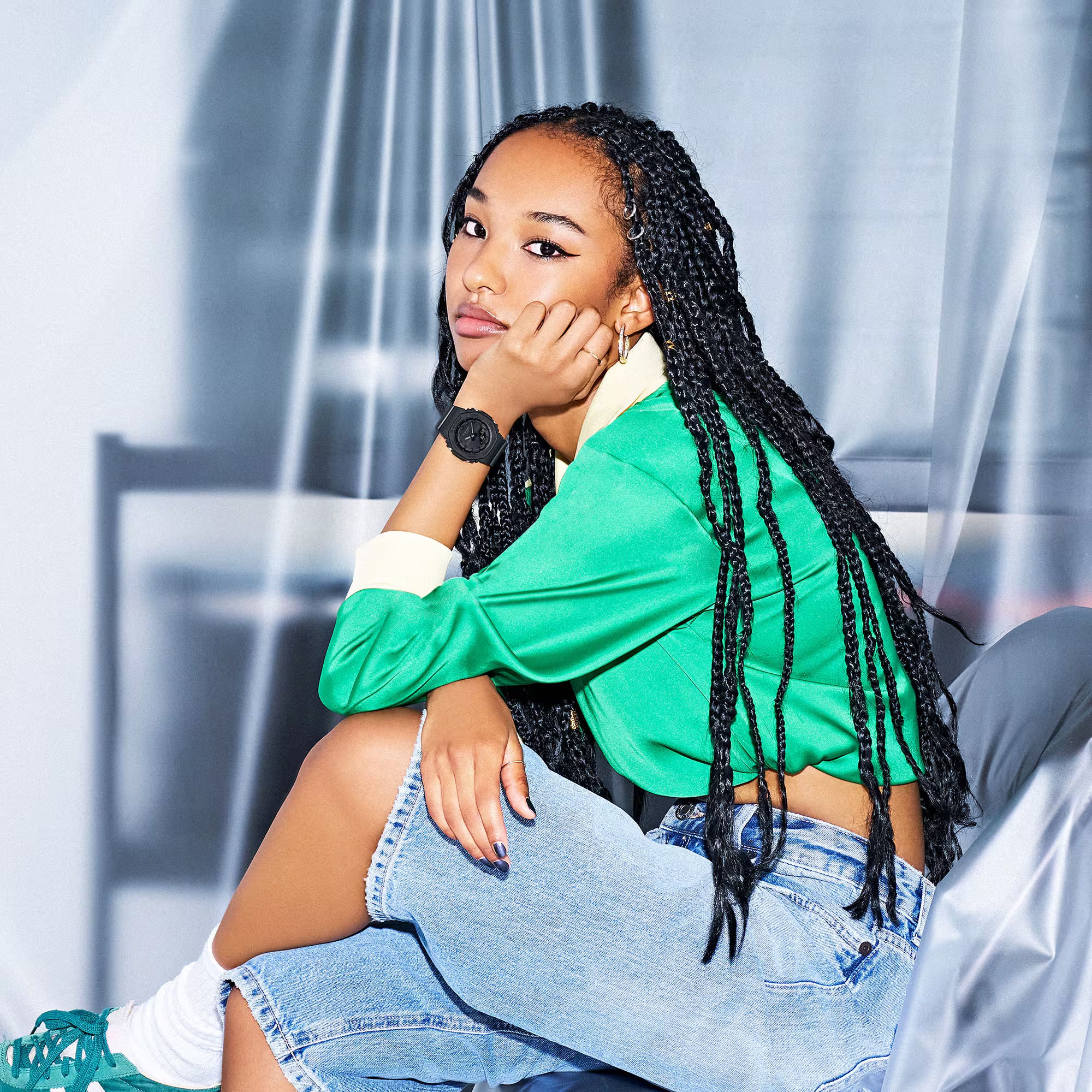 Casio G-Shock Watch ANALOG-DIGITAL WOMEN GMA-P2100BB-1A