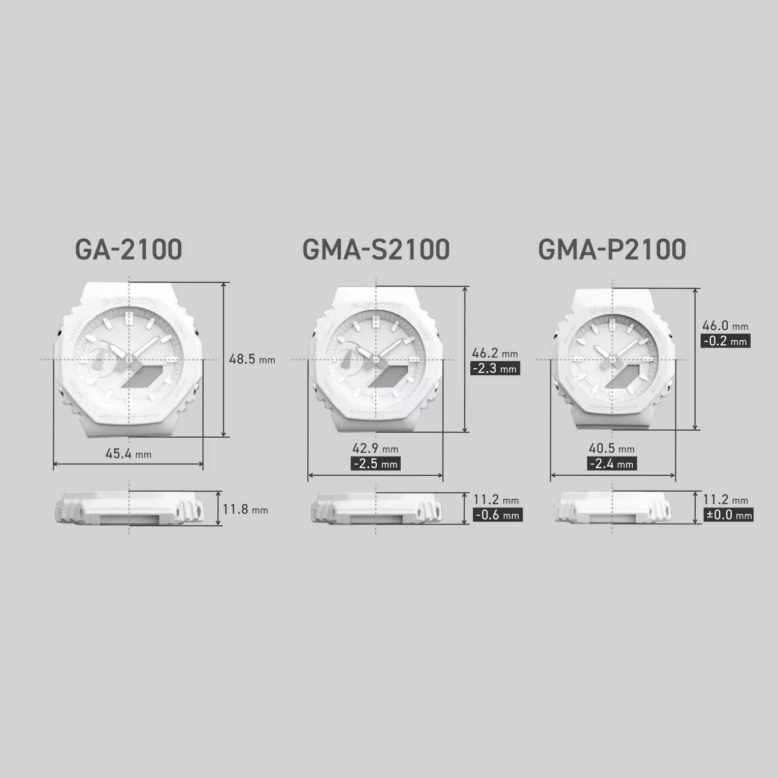 Casio G-Shock ANALOG-DIGITAL WOMEN GMA-P2100SR-7A