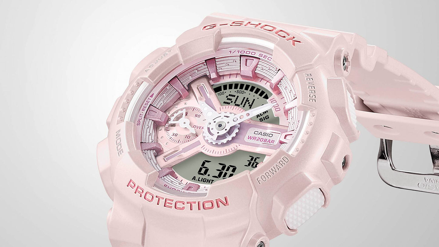 CASIO G-SHOCK ANALOG-DIGITAL WOMEN GMA-S110ST-4A
