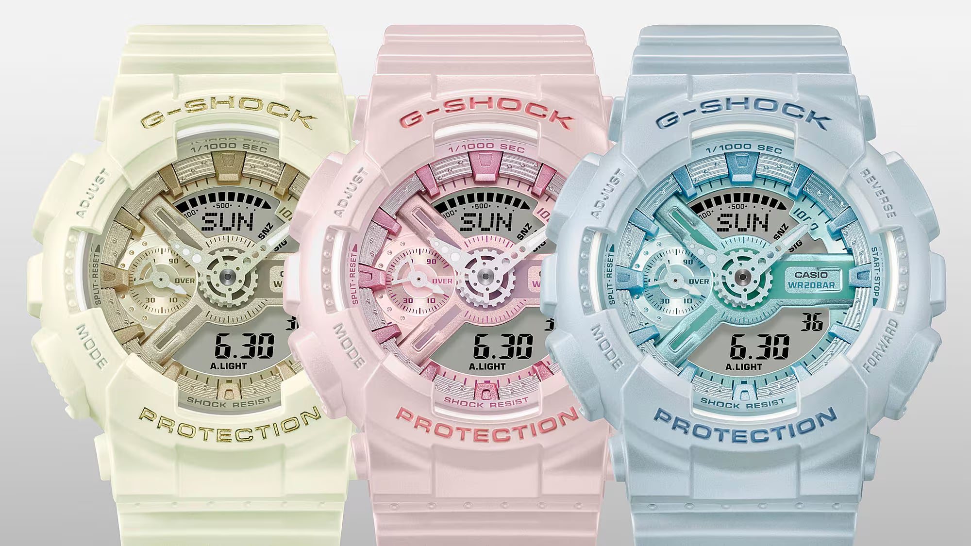 CASIO G-SHOCK ANALOG-DIGITAL WOMEN GMA-S110ST-4A