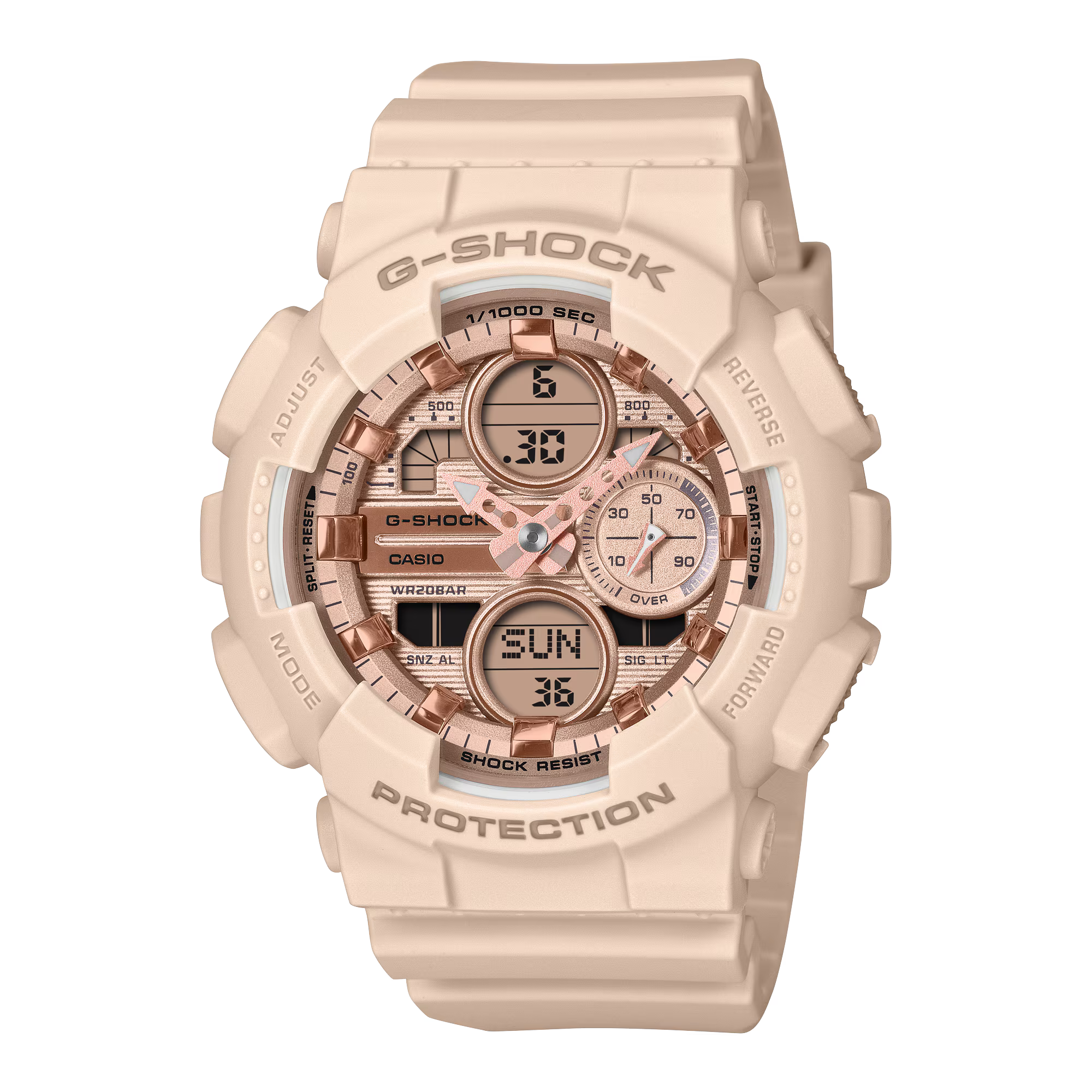 CASIO G-SHOCK ANALOG-DIGITAL WOMEN GMA-S140PG-4A