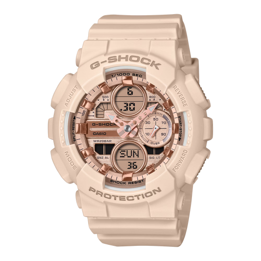 CASIO G-SHOCK ANALOG-DIGITAL WOMEN GMA-S140PG-4A