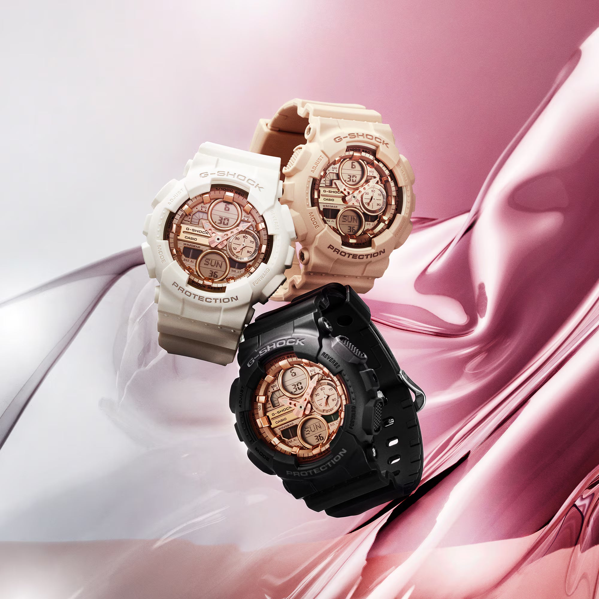 CASIO G-SHOCK ANALOG-DIGITAL WOMEN GMA-S140PG-4A