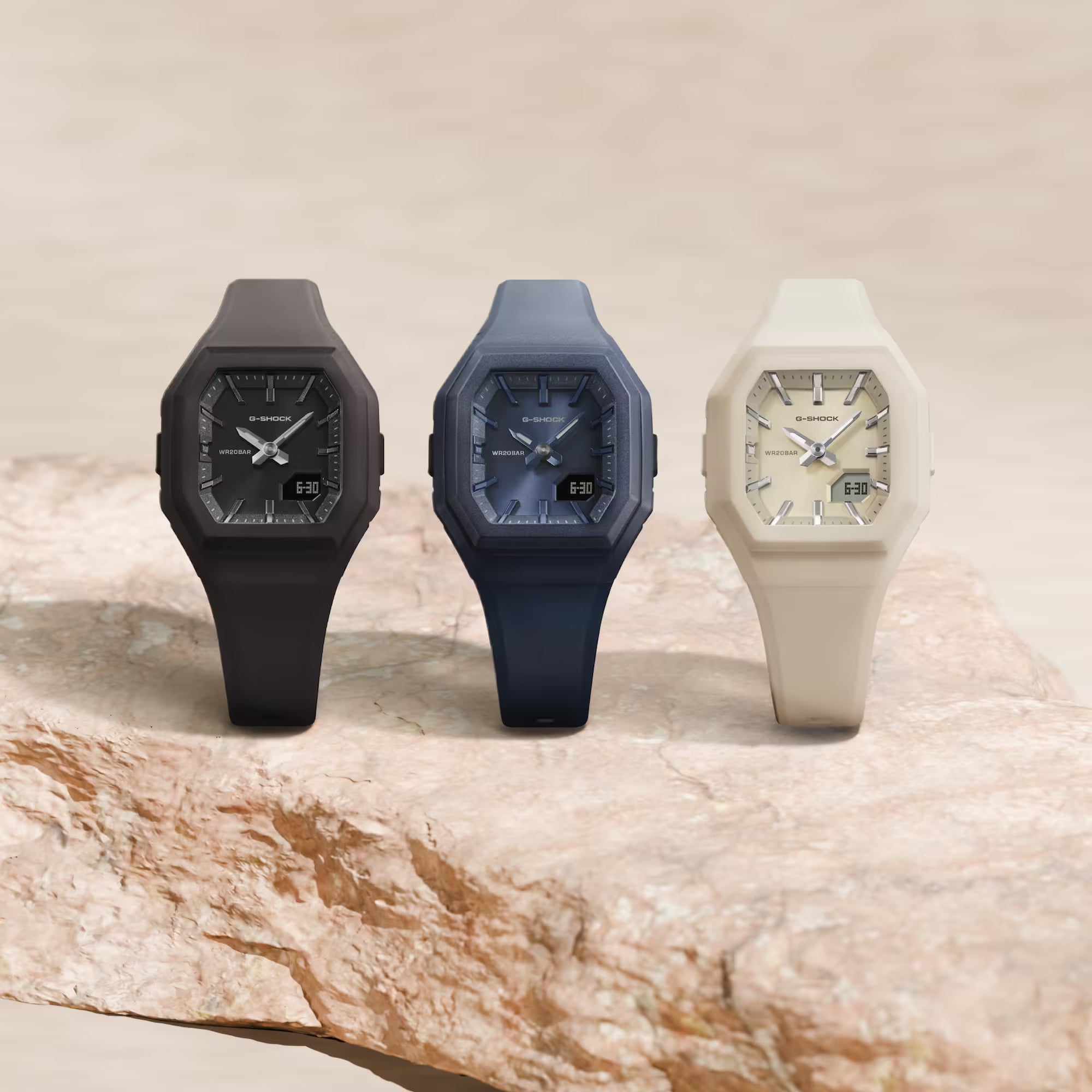 CASIO G-SHOCK ANALOG-DIGITAL WOMEN GMA-S160-1B