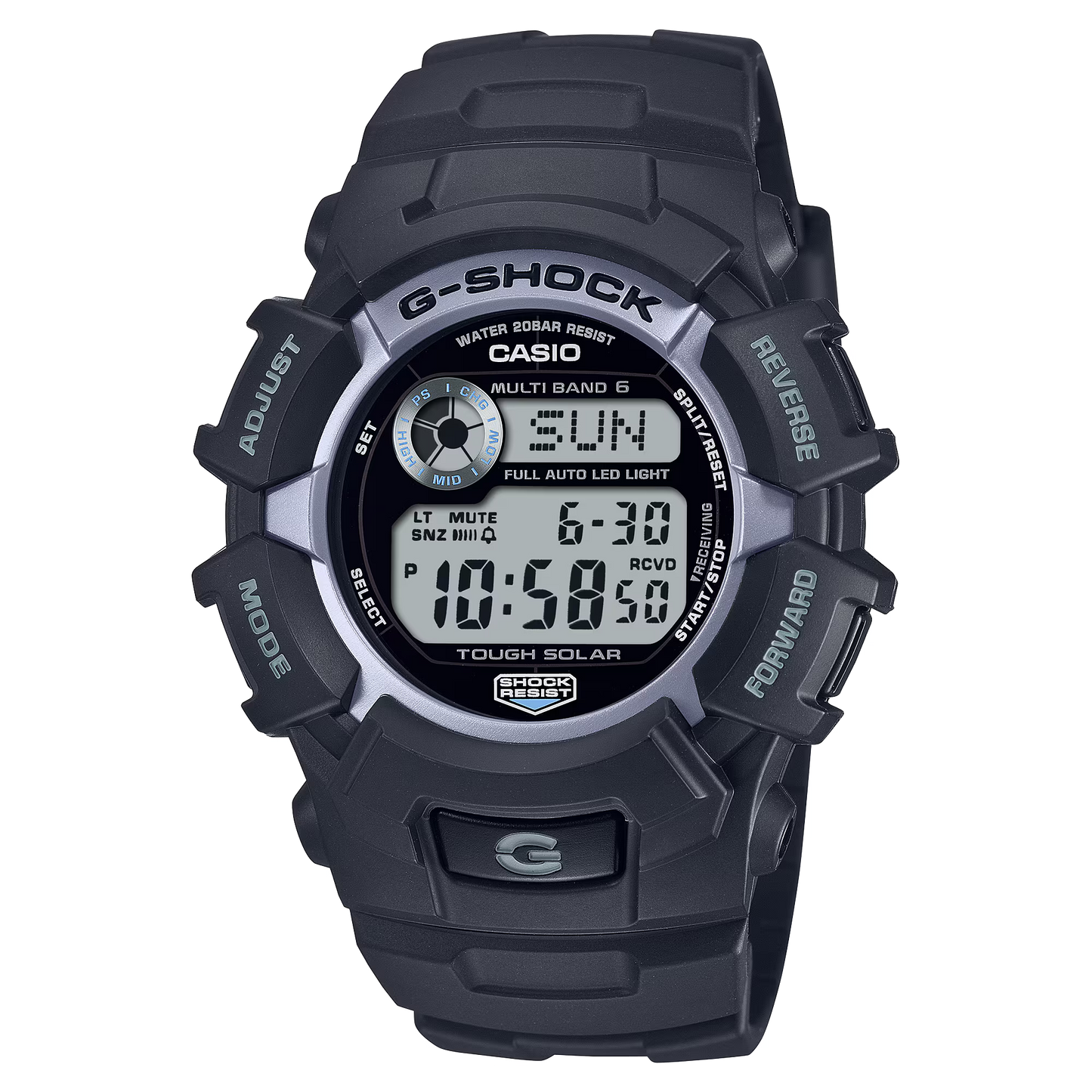 CASIO G-SHOCK DIGITAL 2300 SERIES GW-2320FP-1A2