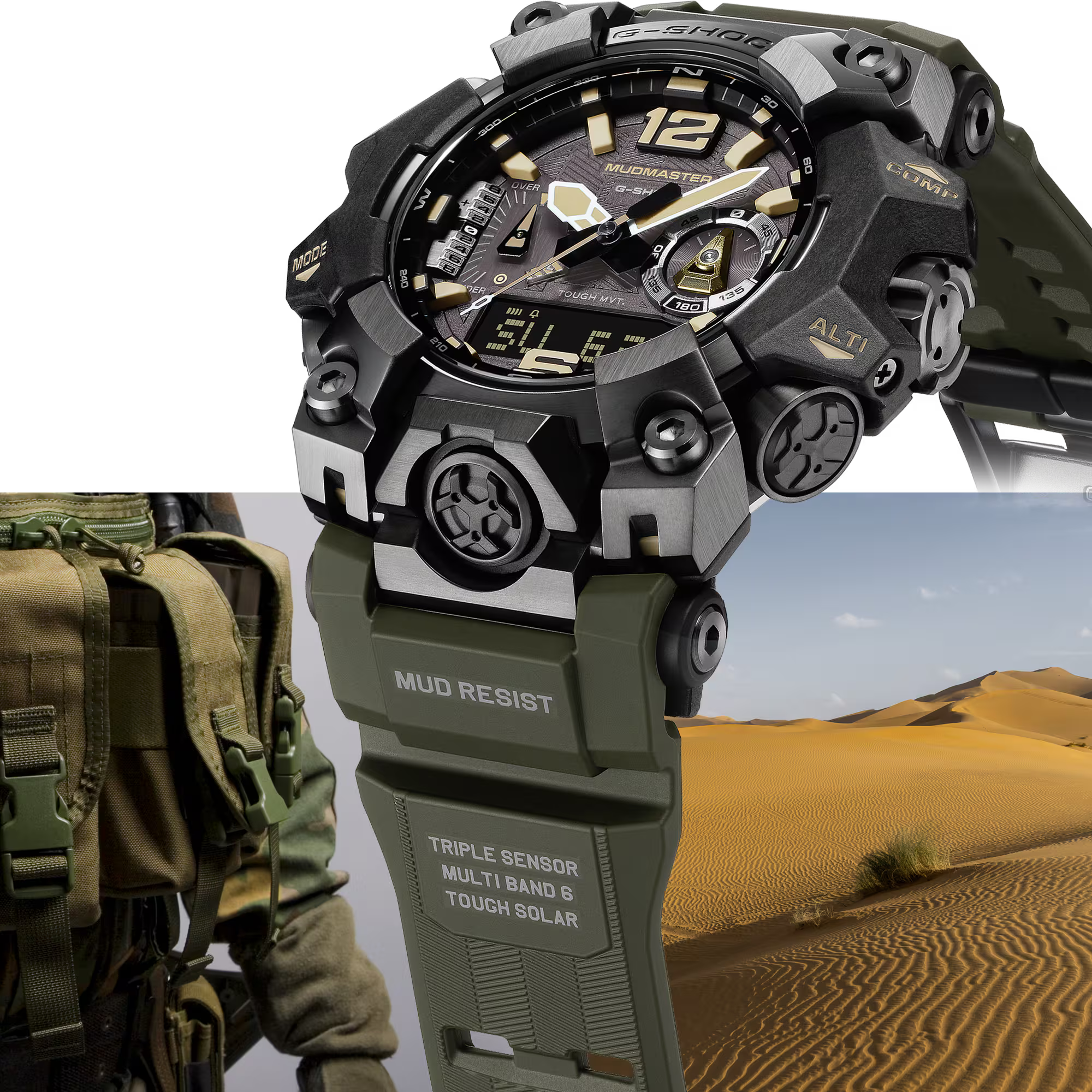 CASIO G-SHOCK MASTER OF G - LAND MUDMASTER GWG-B1000-1A3