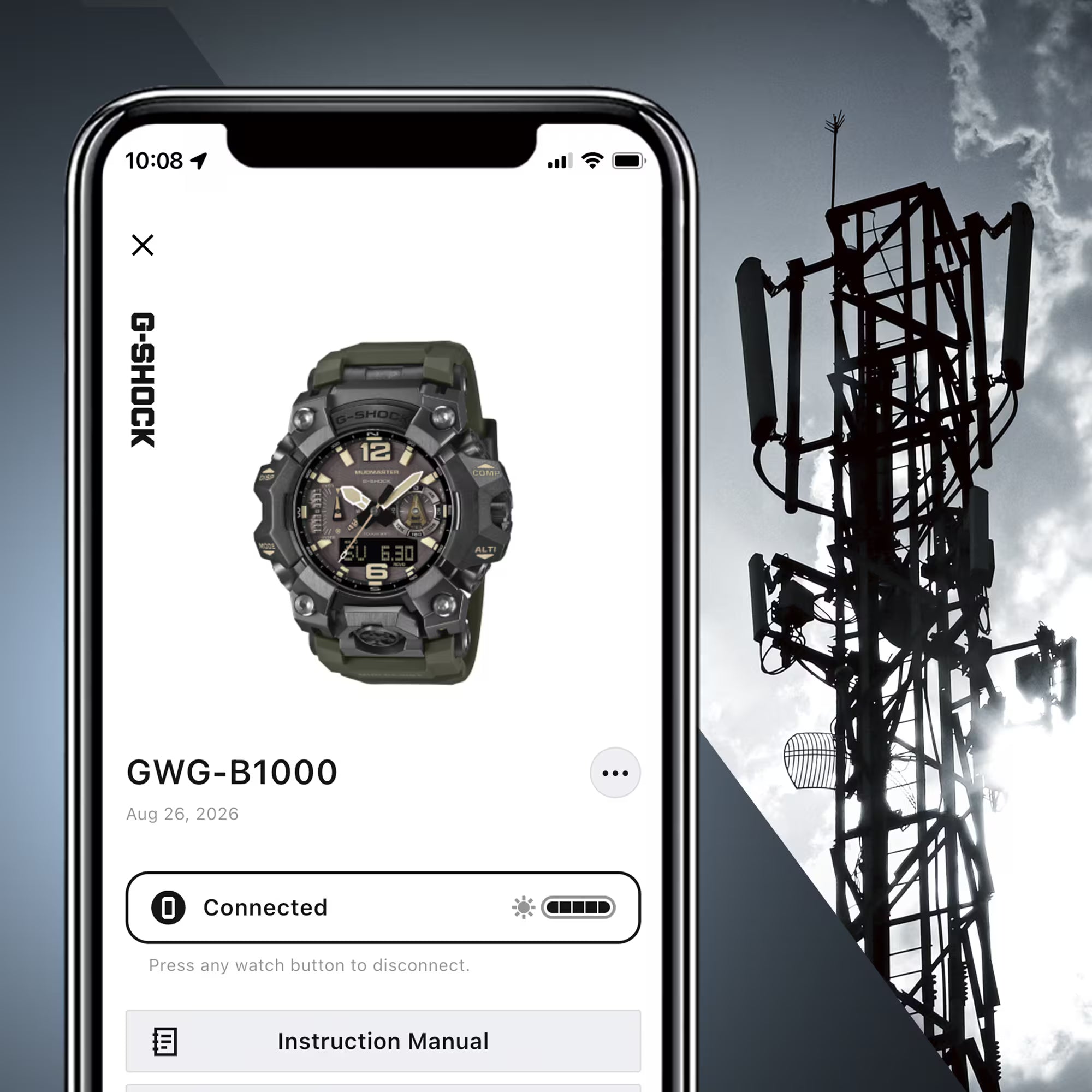 CASIO G-SHOCK MASTER OF G - LAND MUDMASTER GWG-B1000-1A3