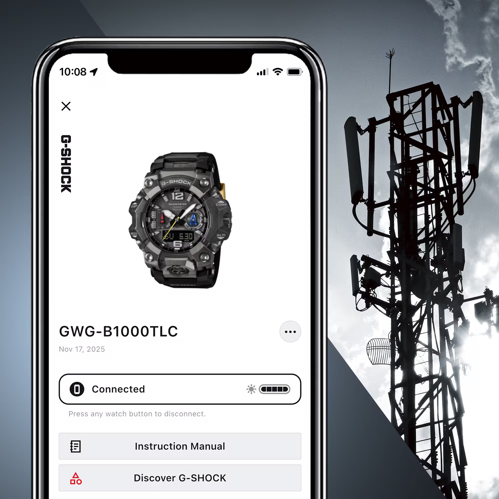 CASIO G-SHOCK MASTER OF G - LAND MUDMASTER GWG-B1000TLC-1A