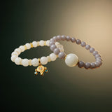 24K Gold Hetian Jade Bracelet