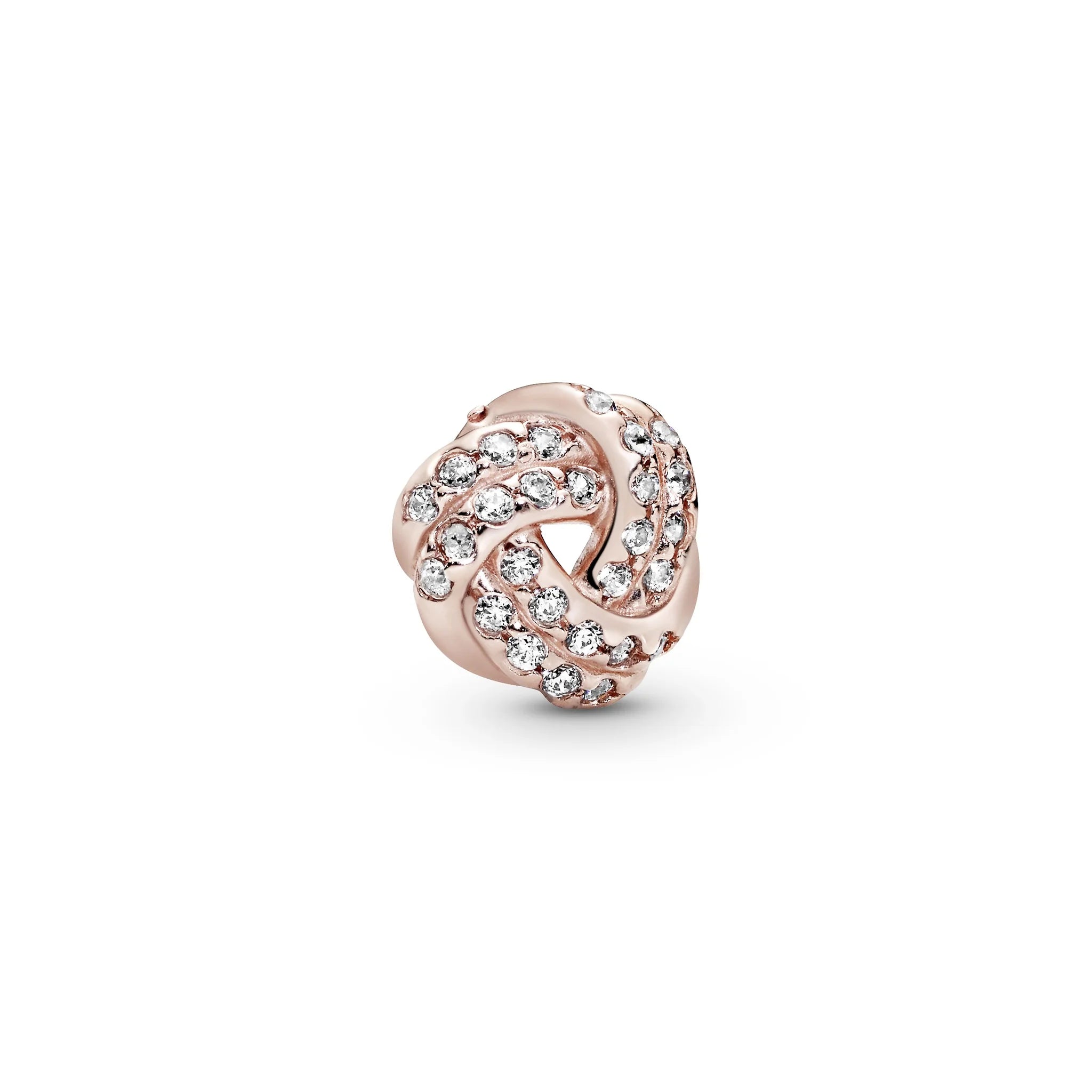 Pandora Rose ™ Love Knot Locket Charm Pandora Rose Sparkling Love Knot Petite Locket Charm with CZ-782179CZ
