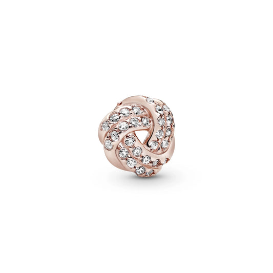 Pandora Rose ™ Love Knot Locket Charm Pandora Rose Sparkling Love Knot Petite Locket Charm with CZ-782179CZ