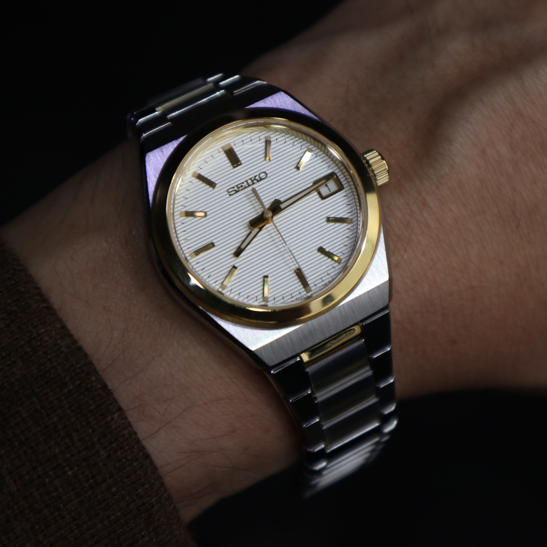 SEIKO QUARTZ CLASSIC TWO TONE SUR578P1