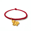 24K Gold Butterfly Charm Bracelet