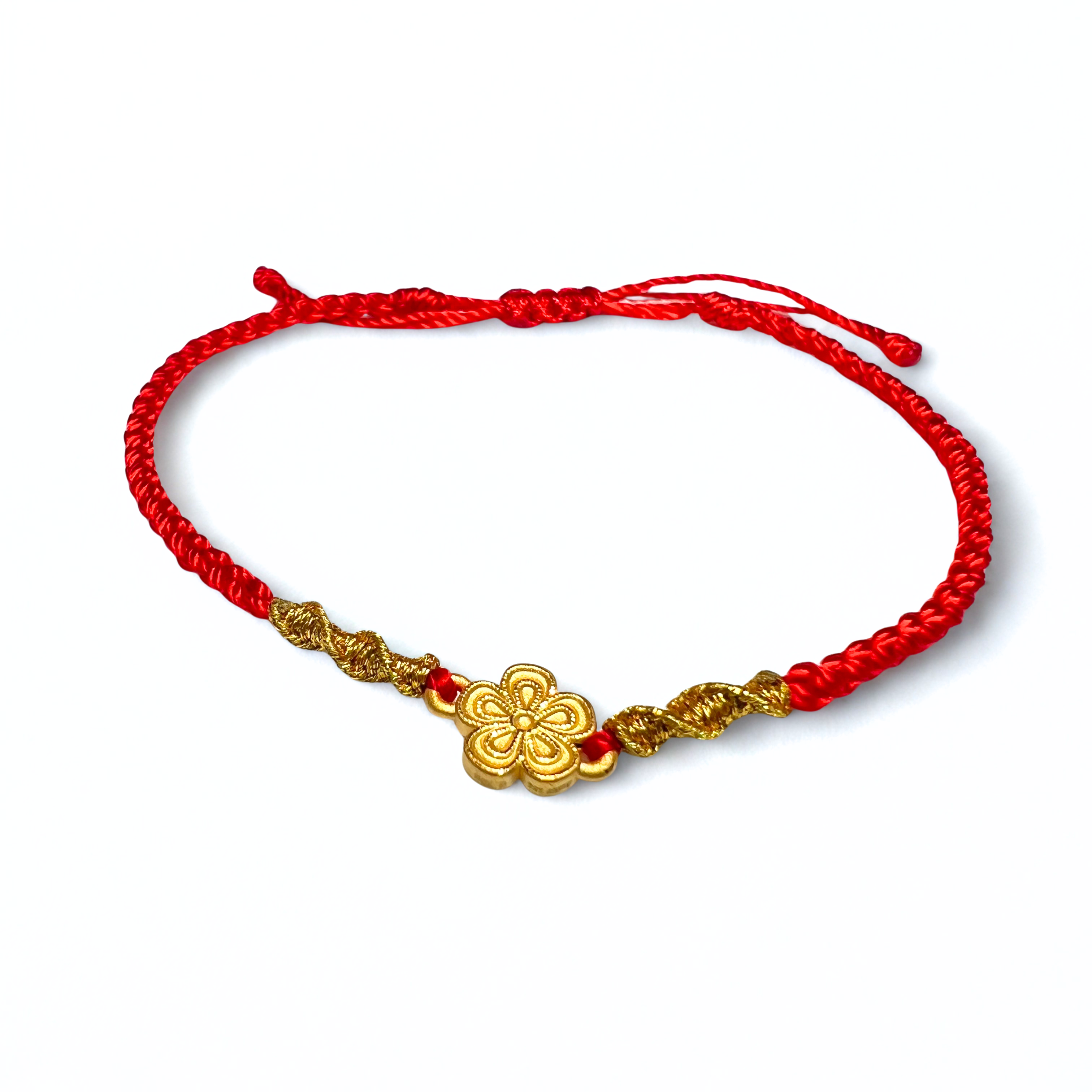 24K Gold Bracelet (Flower)