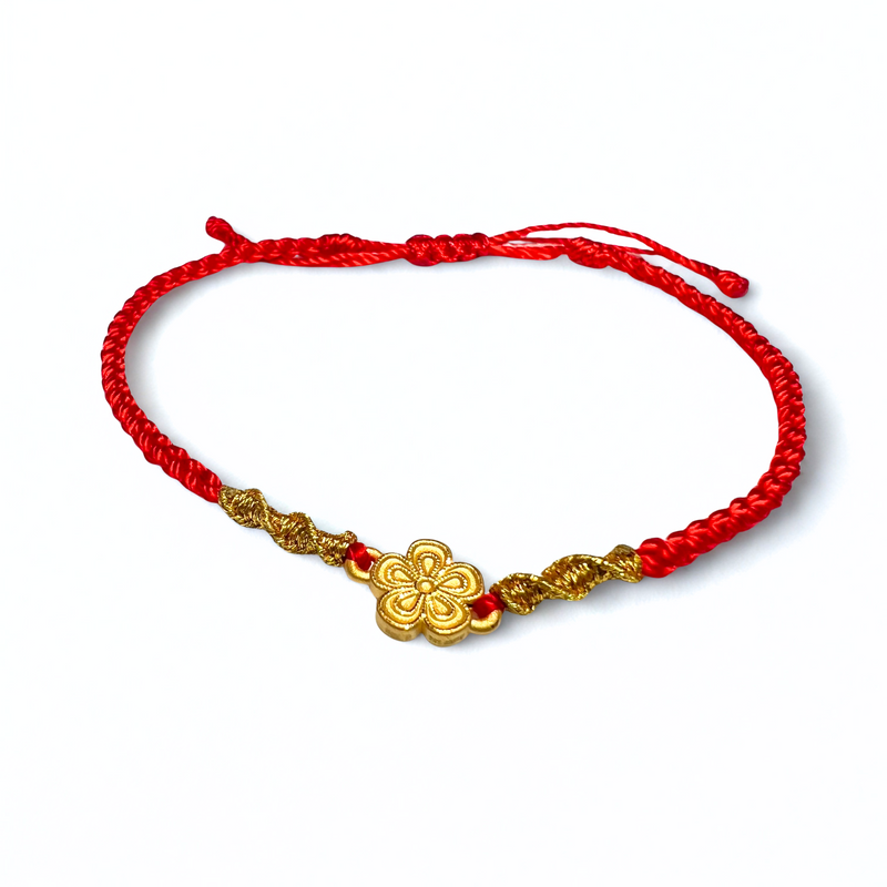 24K Gold Bracelet (Flower)