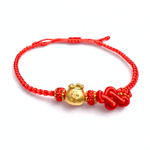 24K Gold Bracelet (Money bag)