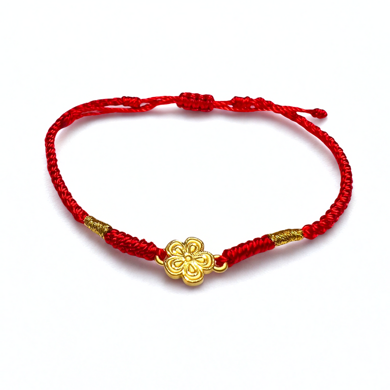 24K Gold Bracelet (Flower)