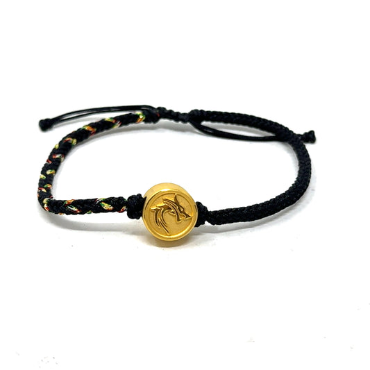 Fortune Dragon Zodiac Gold Charm Bracelet