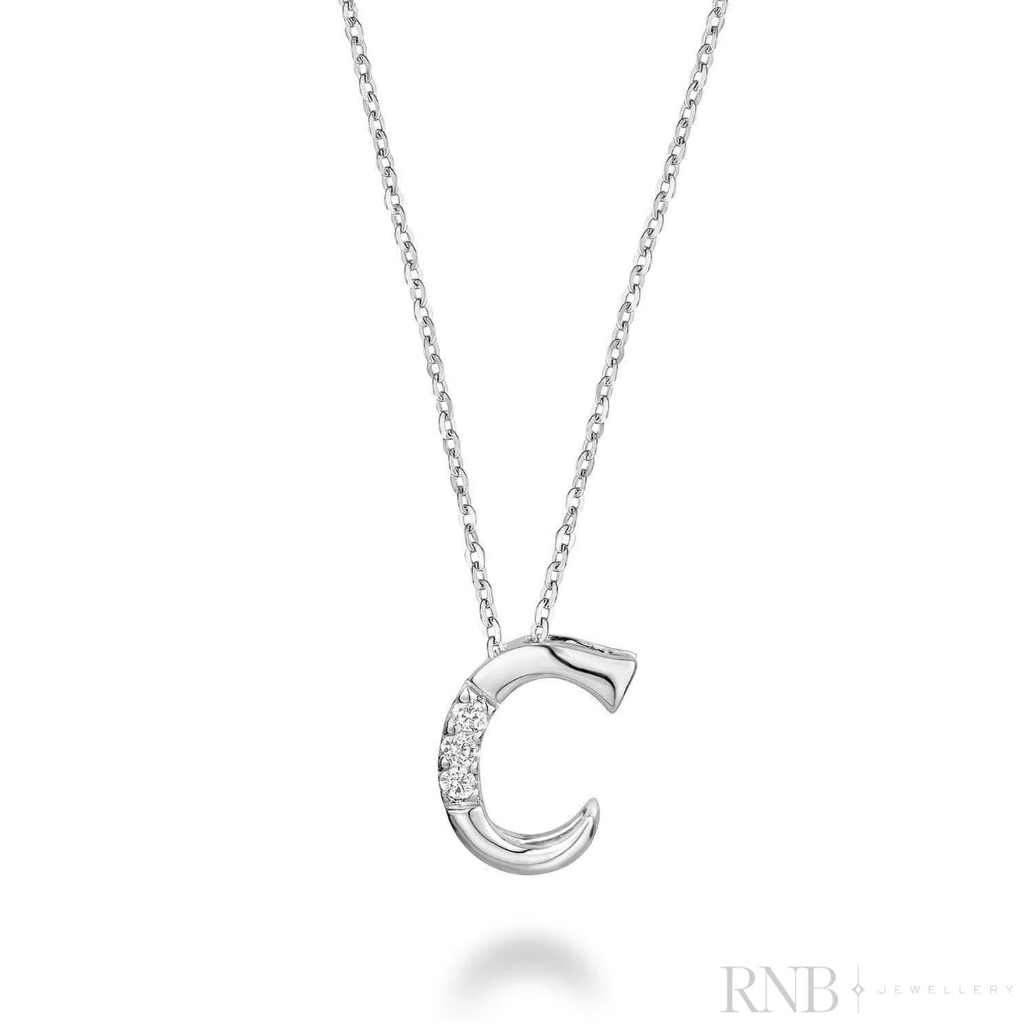 Mini Diamond Initials-RNB Jewellery