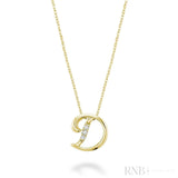 Mini Diamond Initials-RNB Jewellery