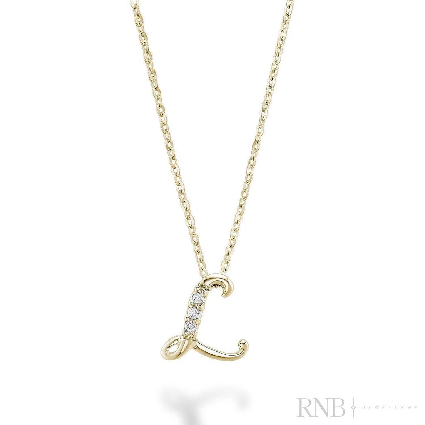 Mini Diamond Initials-RNB Jewellery