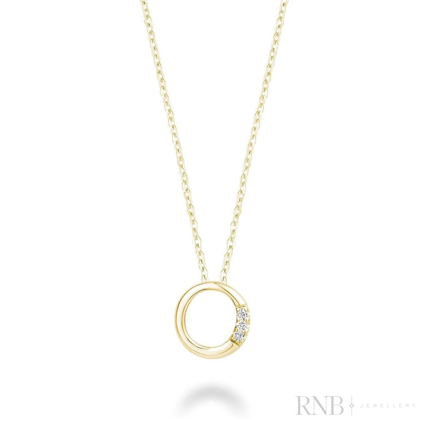 Mini Diamond Initials-RNB Jewellery