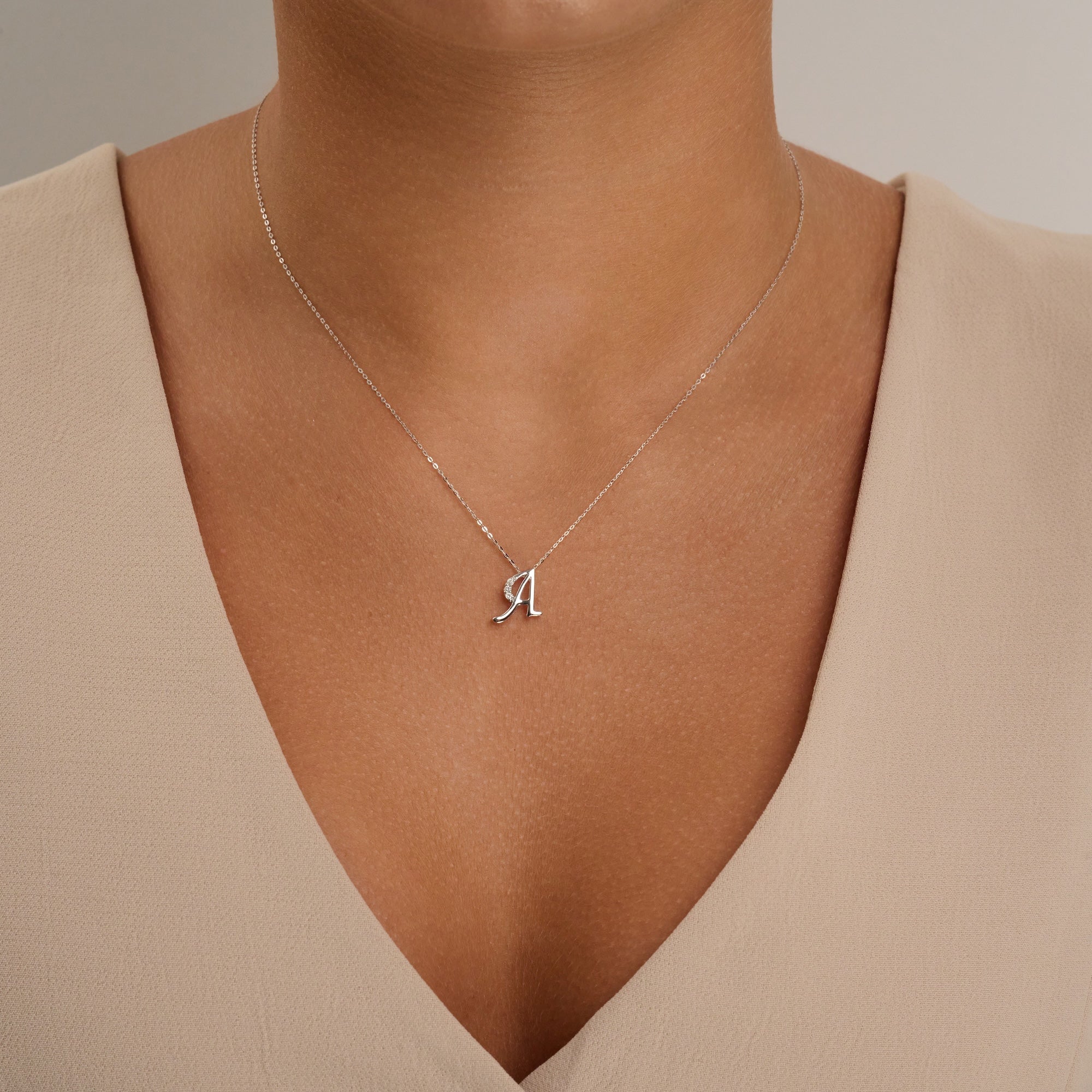 Mini Diamond Initials