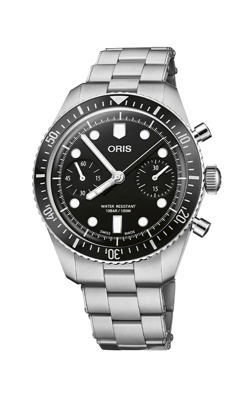 oris divers sixty five chronograph watch 01 771 7791 4054 07 8 20 18