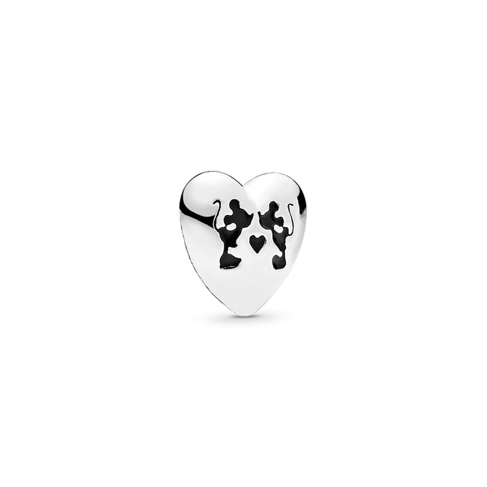 PANDORA Locket charm Disney Mickey and Minnie Kiss Petite(retired)796347EN16