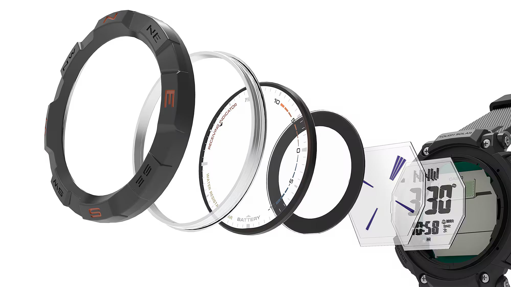 CASIO PRO TREK PRG-340 Series PRG-340B-3