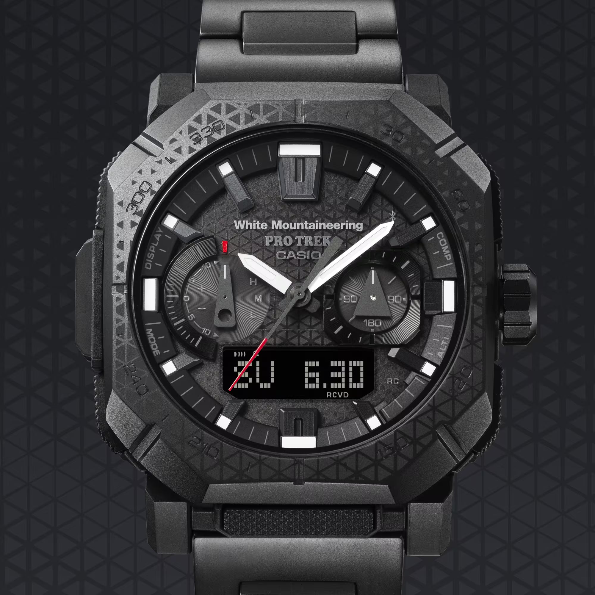 CASIO PRO TREK White Mountaineering® collaboration model PRW-B1000 Series PRW-B1000WM-1