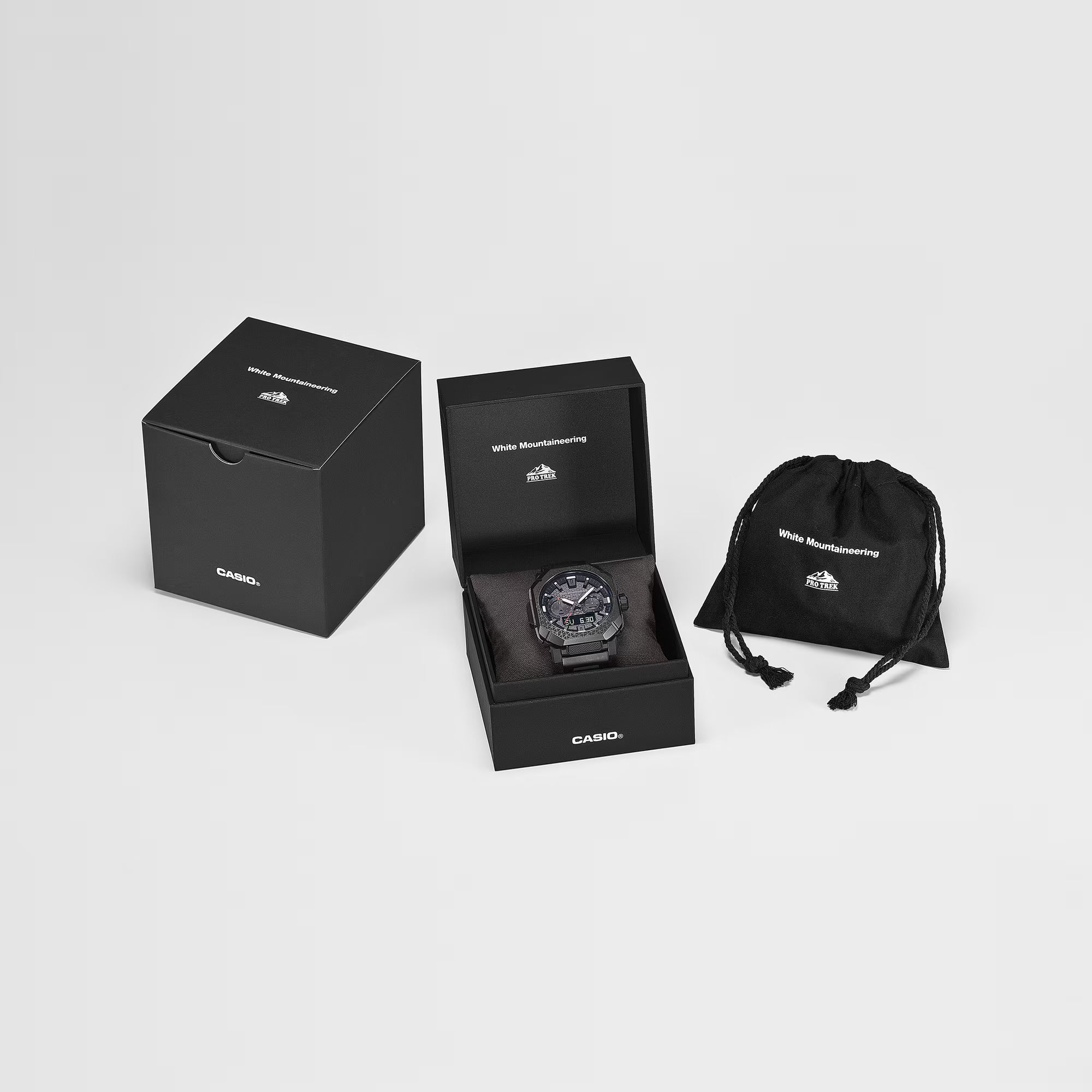 CASIO PRO TREK White Mountaineering® collaboration model PRW-B1000 Series PRW-B1000WM-1