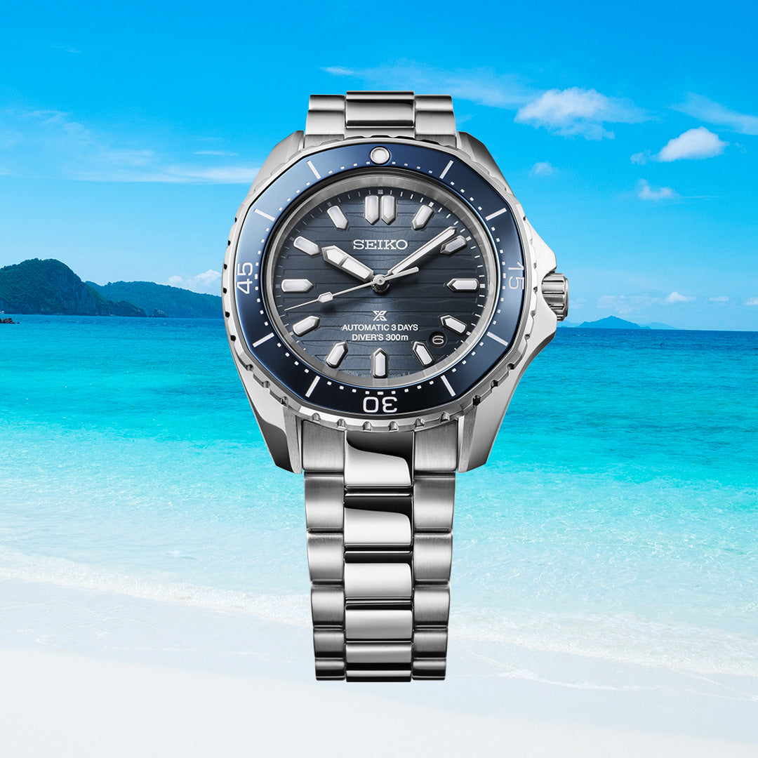 SPB483J1 Seiko Prospex Diver’s Watch – Polygonal in Coastline-cobalt