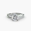The Split Shank Pavé Solitaire