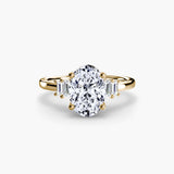 Baguette Accent Solitaire